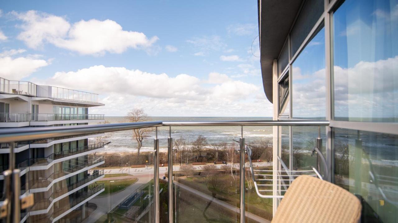 Apartament Z Widokiem Na Morze Kołobrzeg Esterno foto